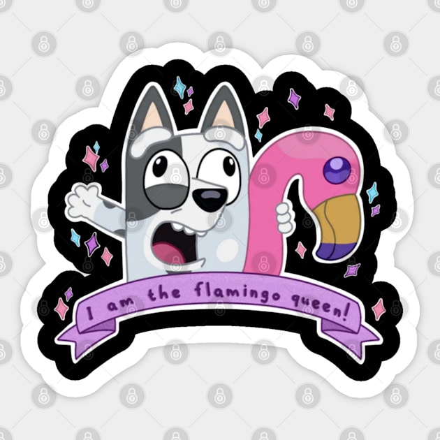 muffin flamingo Sticker by GapiKenterKali